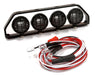 Realistic Roof Top Spot Light Set(4)LED with Adjustable Housing for 1/10 1/8 1/5