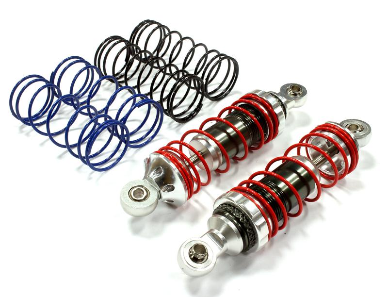 T4 Realistic 74mm Off-Road Shock Set(2)for 1/10 Scale All Terrain & Scale Trucks