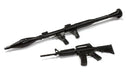 Realistic Scale Model Rifle & Rocket Launcher 1/10 Size Set