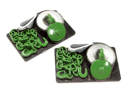 Realistic Scale Plastic Model Winch Cable w/ Hooks 1/10 Size