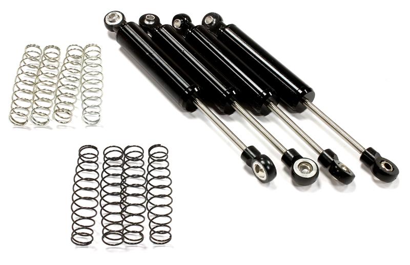Realistic 102mm Off-Road Shock Set(4) for 1/10 Scale Rock Crawler & Scale Trucks