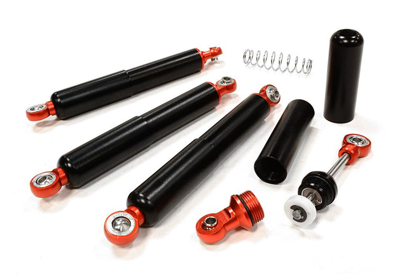 Realistic 92mm Alloy Off-Road Shock Set (4) for 1/10 Scale Rock Crawlers