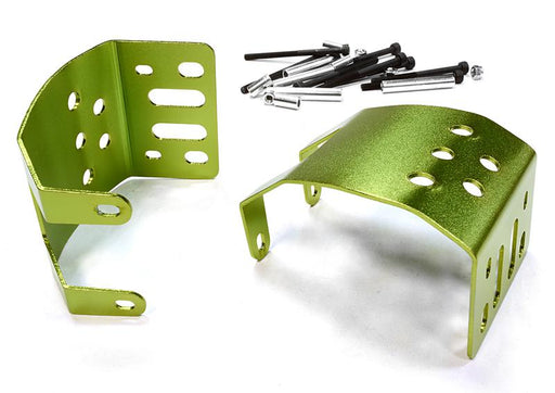 Alloy Skid Plate Assembly (2) for Axial SCX-10 Type Axle
