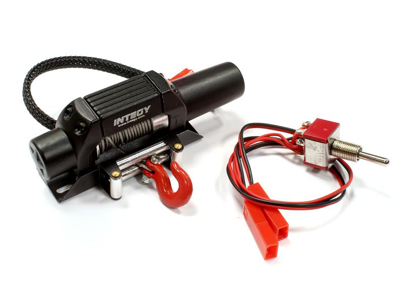 Billet Machined T5 Realistic High Torque Mega Winch for 1/10 Scale Rock Crawler