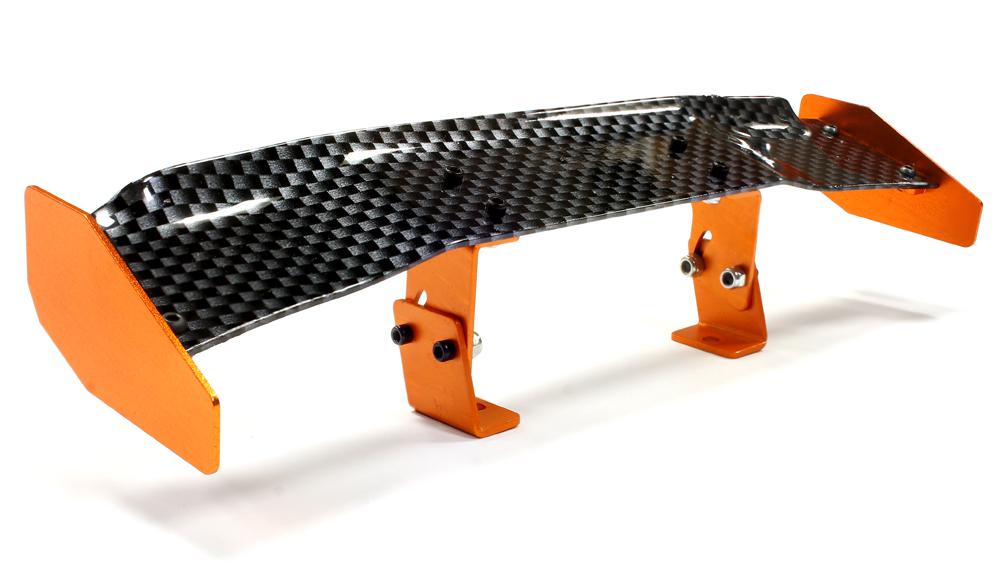 Realistic Alloy Rear Wing 165mm w/ Adj. Mount for 1/10 Size Drift & Touring Car