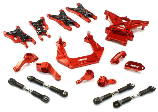 Red Billet Machined Suspension Upgrade Kit for Traxxas 1/10 Nitro Slash 2WD