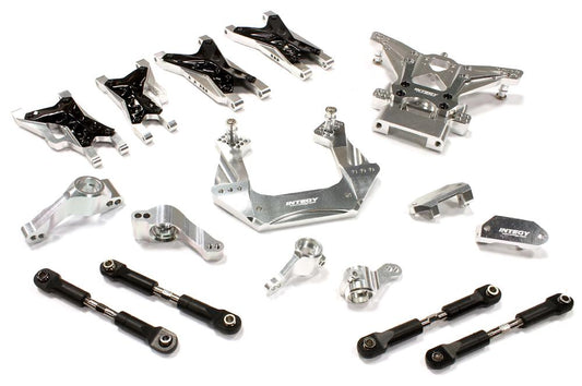 Silver Billet Machined Suspension Upgrade Kit for Traxxas 1/10 Nitro Slash 2WD