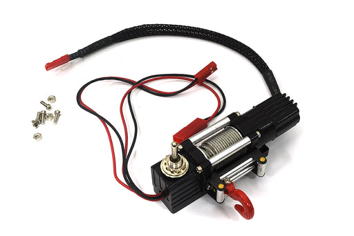 Billet Machined T6 Realistic High Torque Mega Winch for Scale Rock Crawler 1/10