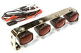 Realistic Roof Top Spot LED (4) Light Set 107mm Wide for 1/10 Scale Off-Road