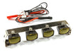 Realistic Roof Top Spot LED (4) Light Set 107mm Wide for 1/10 Scale Off-Road