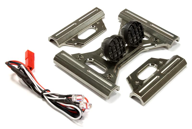 Alloy Roll Cage Front Cross Brace w/ LED Spot Lights for HPI Baja 5B & 5B2.0