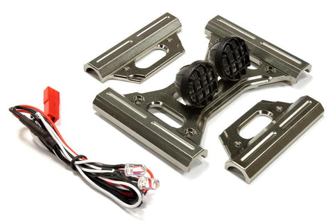 Alloy Roll Cage Front Cross Brace w/ LED Spot Lights for HPI Baja 5B & 5B2.0