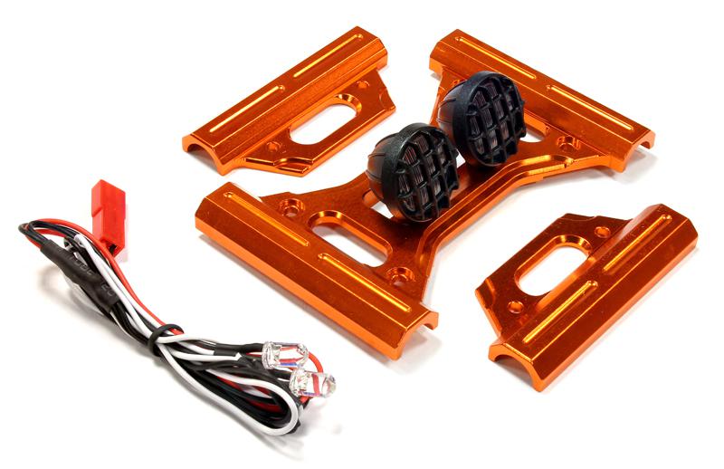 Alloy Roll Cage Front Cross Brace w/ LED Spot Lights for HPI Baja 5B & 5B2.0