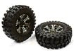 Billet Machined 6 Spoke XH 1.9 Wheel & Tire (2) for Scale Crawler (O.D.=106mm)