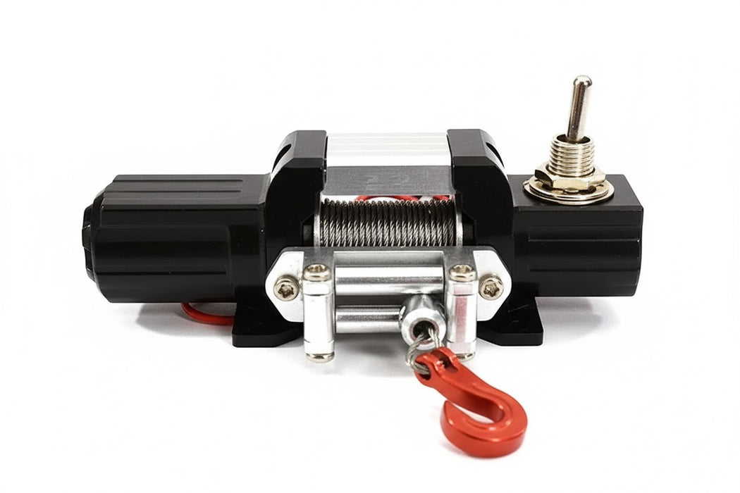 Billet Machined T7 Realistic High Torque Mega Winch for Scale Rock Crawler 1/10