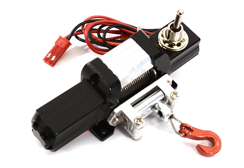 Billet Machined T7 Realistic High Torque Mega Winch for Scale Rock Crawler 1/10