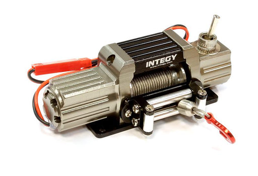 Billet Machined T7 Realistic High Torque Mega Winch for Scale Rock Crawler 1/10