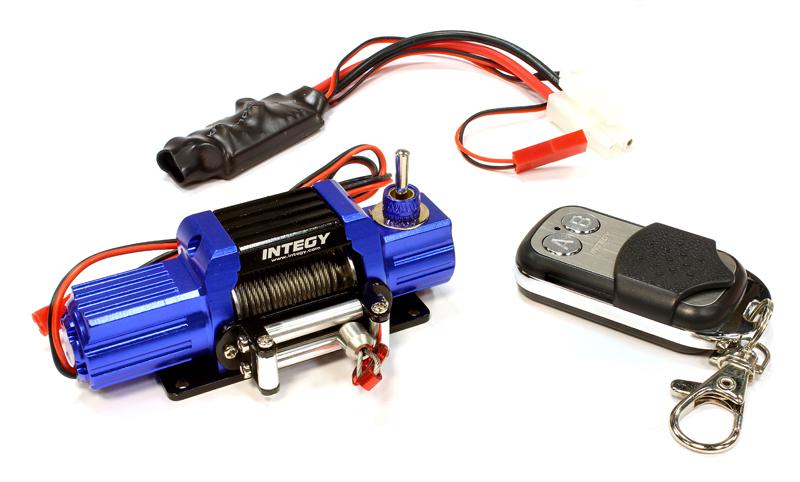 T7 Realistic High Torque Mega Winch w/ Remote for Scale Rock Crawler 1/10 Size