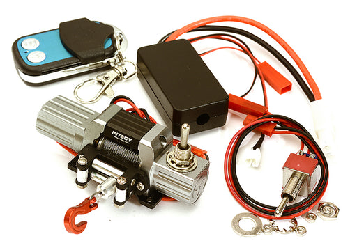 T7 Realistic High Torque Mega Winch w/ Remote for Scale Rock Crawler 1/10 Size