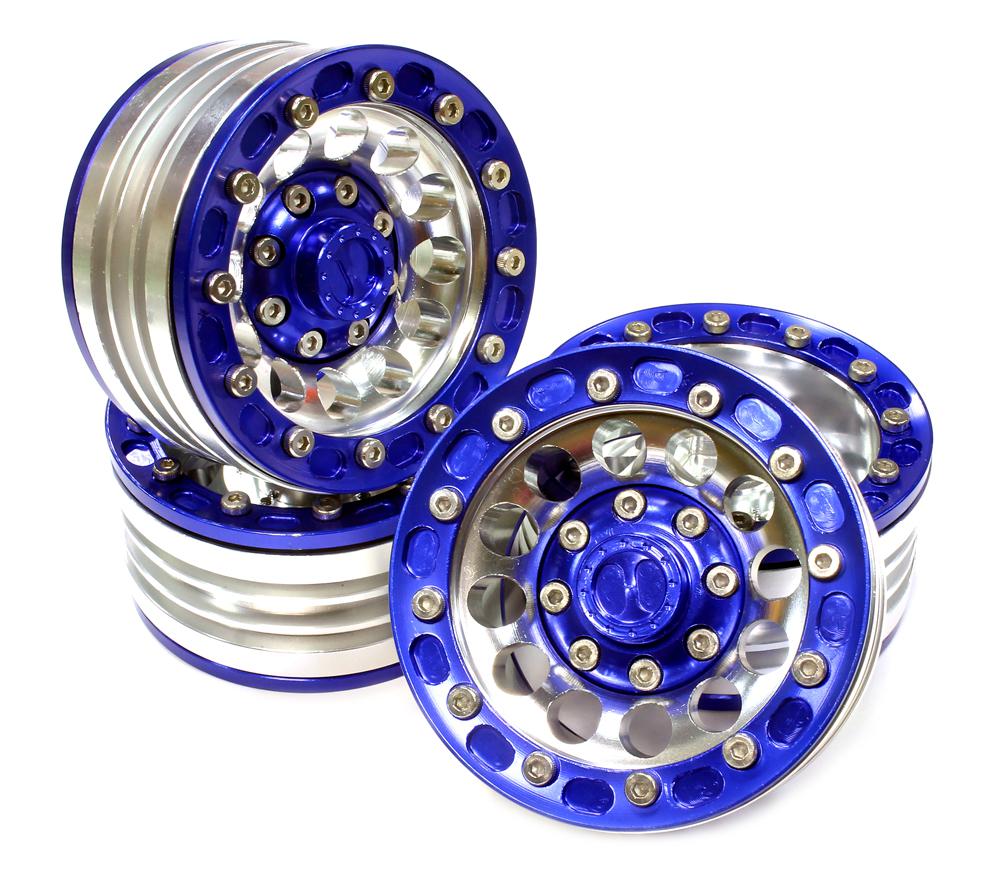 1.9 Size Billet Machined Alloy 12H Wheel (4) High Mass Type for Scale Crawler