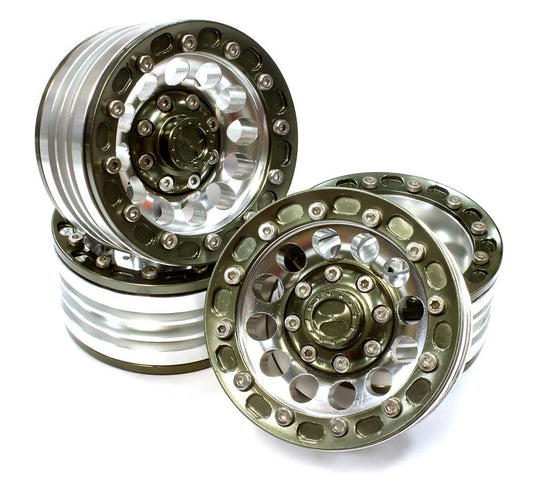 1.9 Size Billet Machined Alloy 12H Wheel (4) High Mass Type for Scale Crawler