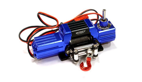 Billet Machined T8 Realistic High Torque Mega Winch for Scale Crawler 1/10 Size