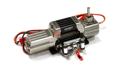 Billet Machined T8 Realistic High Torque Mega Winch for Scale Crawler 1/10 Size
