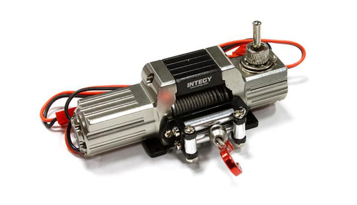 Billet Machined T8 Realistic High Torque Mega Winch for Scale Crawler 1/10 Size