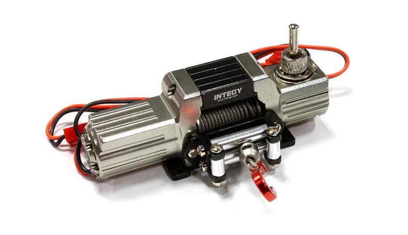 Billet Machined T8 Realistic High Torque Mega Winch for Scale Crawler 1/10 Size