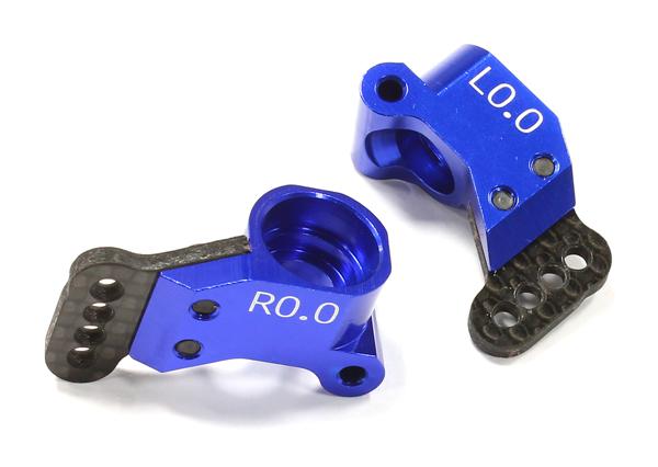 Billet Machined Rear Hub Carriers for Associated Short Course Truck SC10.2