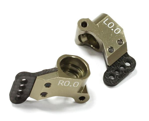 Billet Machined Rear Hub Carriers for Associated Short Course Truck SC10.2