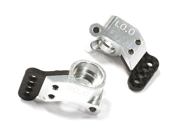 Billet Machined Rear Hub Carriers for Associated Short Course Truck SC10.2