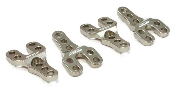 Billet Machined Shock Mount Lift Kit (4) for Axial 1/10 SCX-10 Scale Crawler