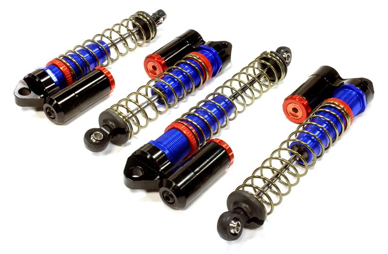 Billet Machined Piggyback Shock Set (4) for Associated SC10B Off-Road