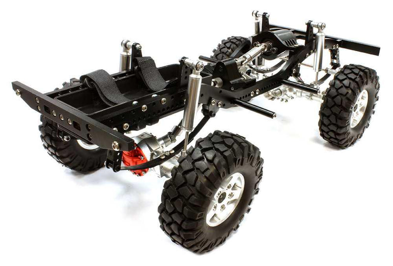 Billet Machined Silver 1/10 Type D90 Roller 4WD Off-Road Scale Crawler ARTR