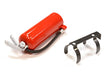 Realistic 1/10 Scale Fire Extinguisher w/ Mount for Off-Road & Drift
