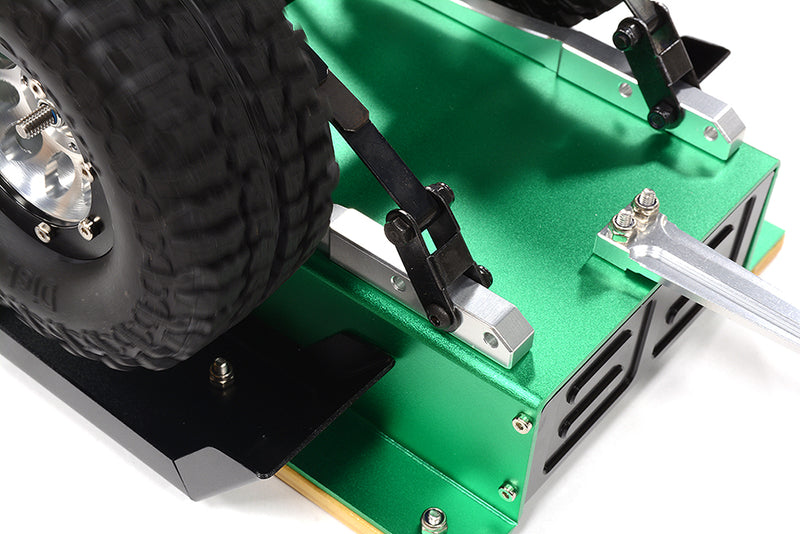 Realistic Leaf Spring 1/10 Size Utility Box Trailer for Scale Crawler Truck
