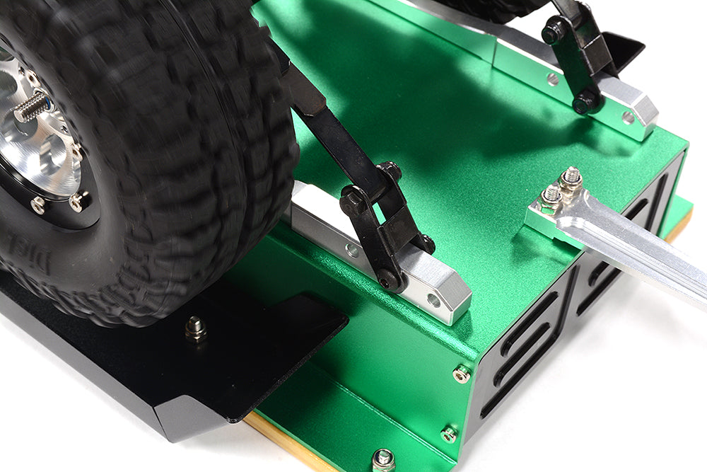 Realistic Leaf Spring 1/10 Size Utility Box Trailer for Scale Crawler Truck