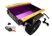 Realistic Leaf Spring 1/10 Size Utility Box Trailer for Scale Crawler Truck