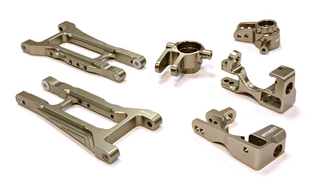 Billet Machined Front Suspension Kit for Traxxas 1/10 Telluride 4X4 Trail Rig