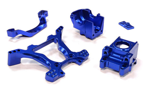 Billet Machined Rear Gearbox & Shock Tower for Traxxas 1/10 Telluride 4X4