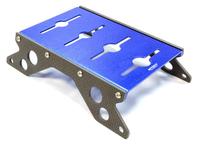 Carbon 40mm Side Plate Car Stand w/ Shock Stand for 1/10 Scale
