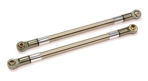 Machined 120mm Titanium Suspension Links (2) for Axial SCX-10 & Other Crawlers