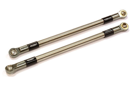 Machined 130mm Titanium Suspension Links (2) for Axial SCX-10 & Other Crawlers