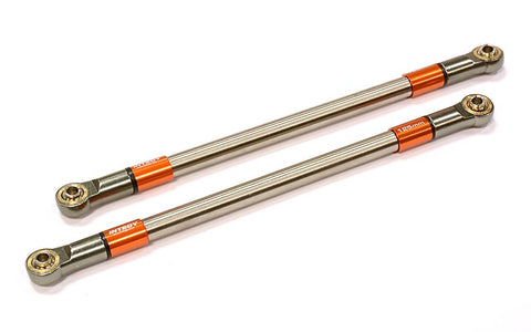 Machined 125mm Titanium Suspension Links (2) for Axial SCX-10 & Other Crawlers