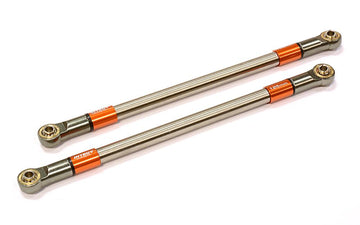 Machined 125mm Titanium Suspension Links (2) for Axial SCX-10 & Other Crawlers