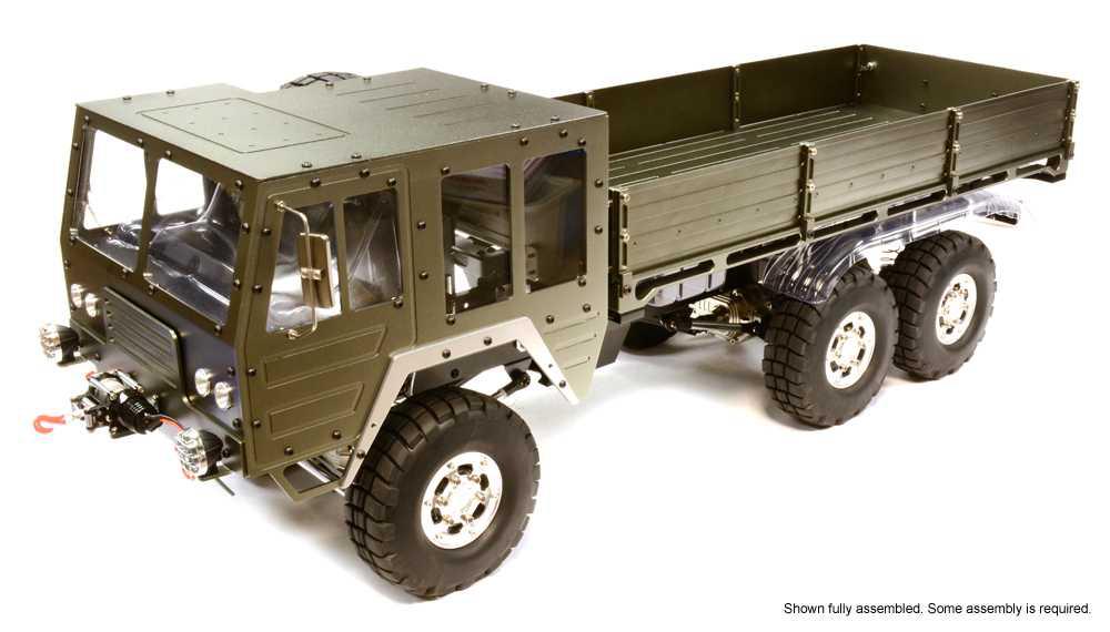 Billet Machined 6X6 7T GL High-Mobility Off-Road Truck 1/10 Size ARTR