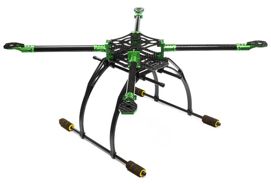 Custom Machined Alloy+Carbon Fiber Quadcopter Upgrade Frame 550 Size Foldable