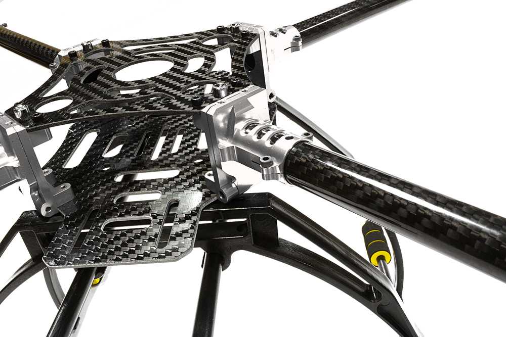 Custom Machined Alloy+Carbon Fiber Quadcopter Upgrade Frame 550 Size Foldable