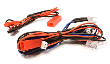 LED Light 4pcs w/ Extended Wire Harness to Receiver or 6VDC Source
